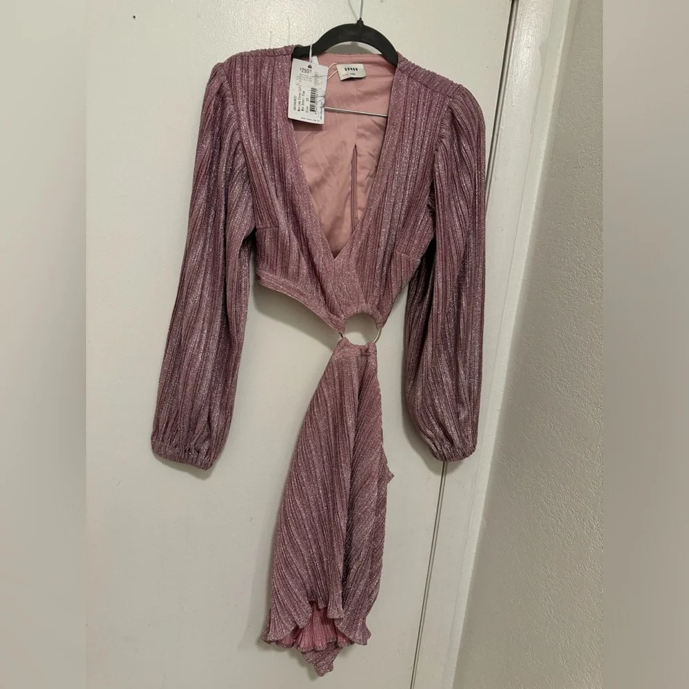 SUBOO Mars Long Sleeve Cut Out Mini Dress Size XS - Picture 6 of 6